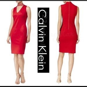 Calvin Klein choker dress 12